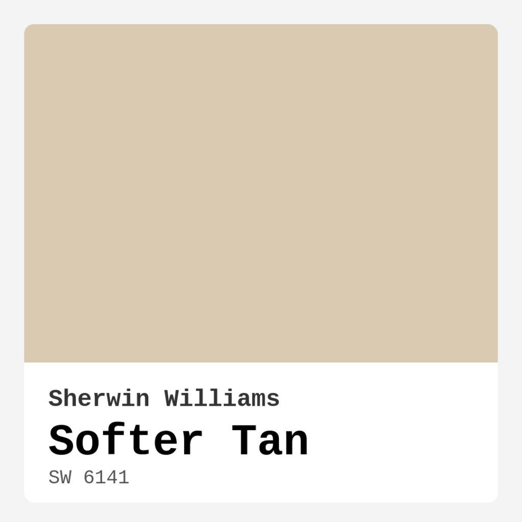 Softer Tan SW 6141 by Sherwin Williams