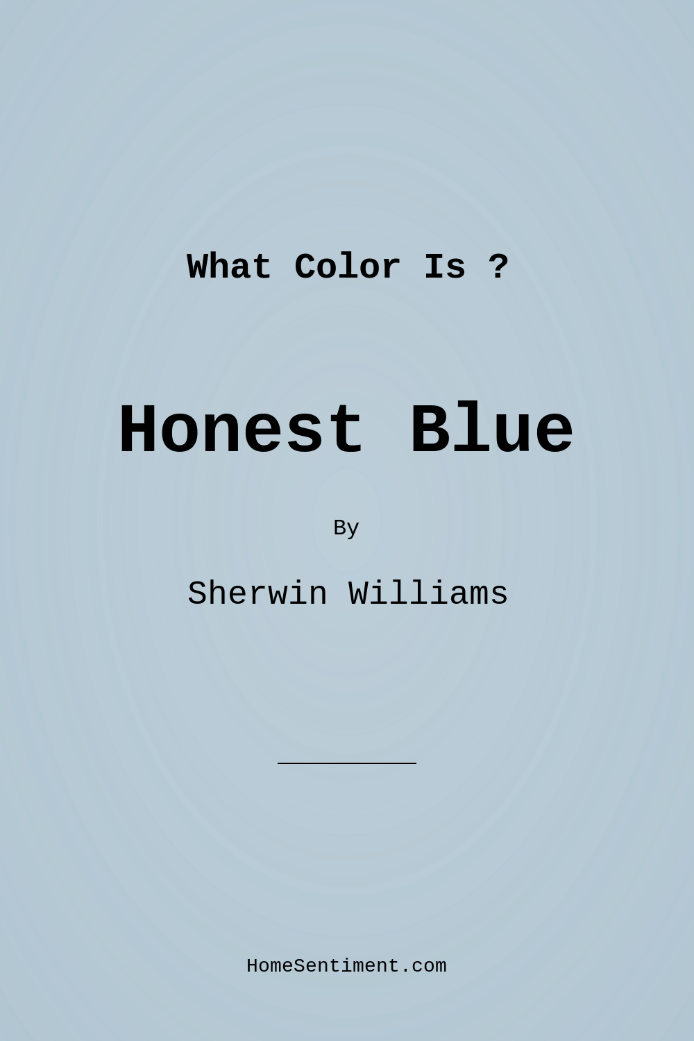 Honest Blue SW 6520 by Sherwin Williams