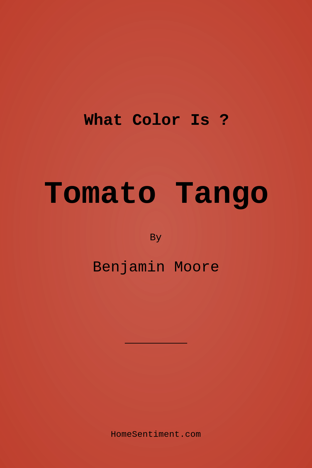 Tomato Tango CSP-1145 by Benjamin Moore