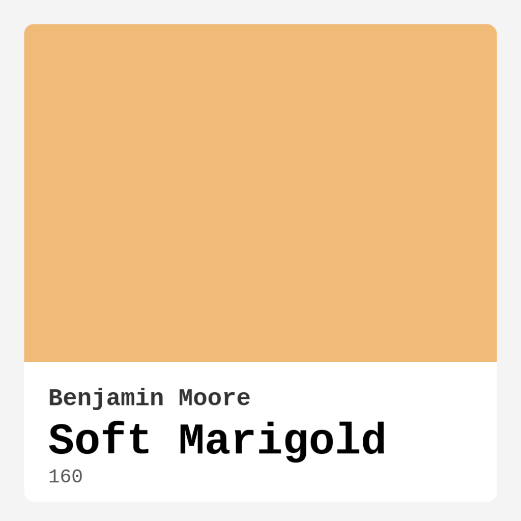 Soft Marigold 160 by Benjamin Moore