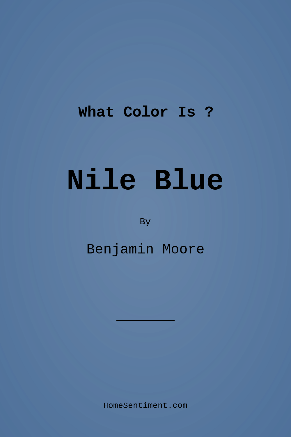 Nile Blue CSP-560 by Benjamin Moore