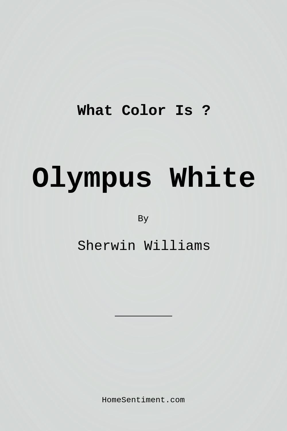 Olympus White SW 6253 by Sherwin Williams