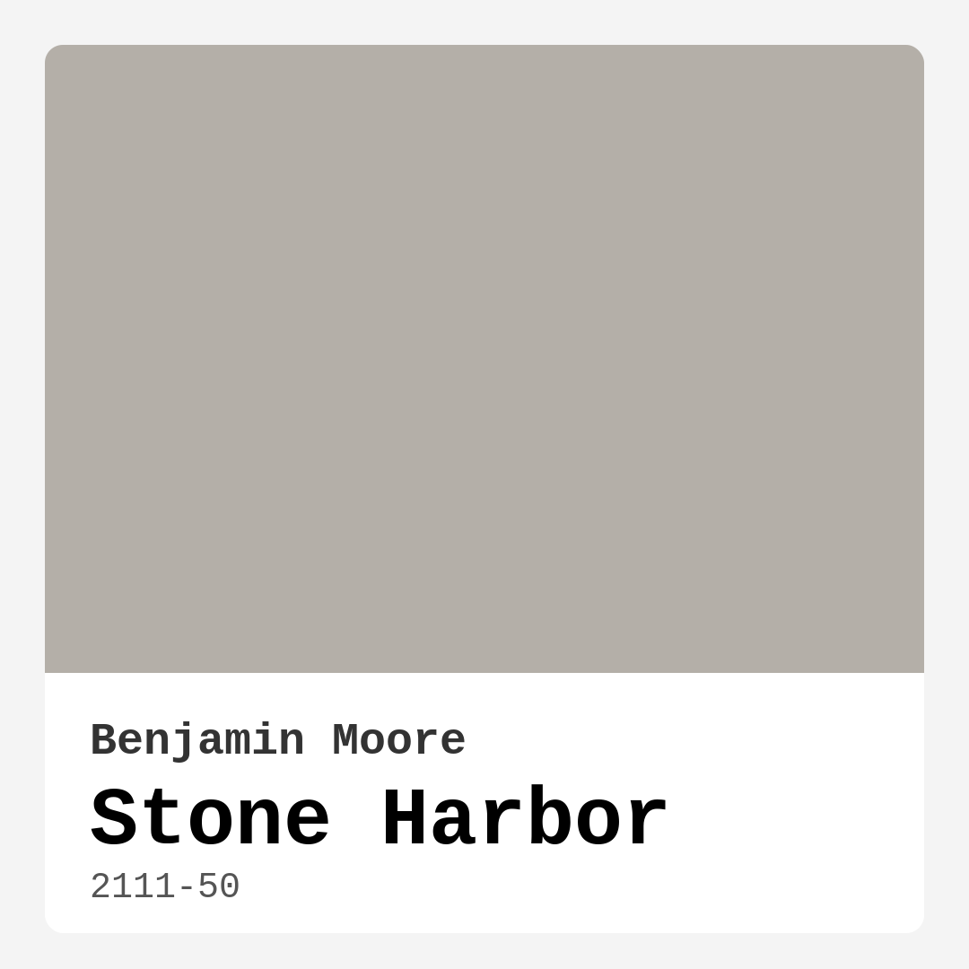 Stone Harbor 2111-50 by Benjamin Moore