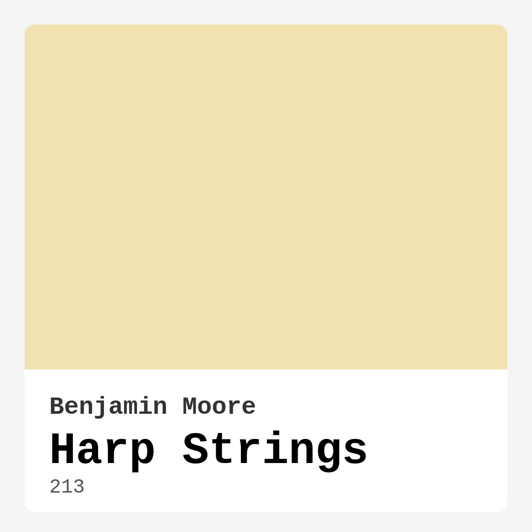 Harp Strings 213 by Benjamin Moore