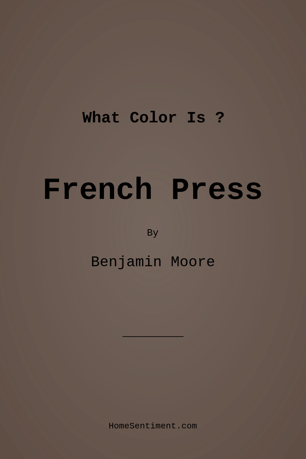 French Press AF-170 by Benjamin Moore