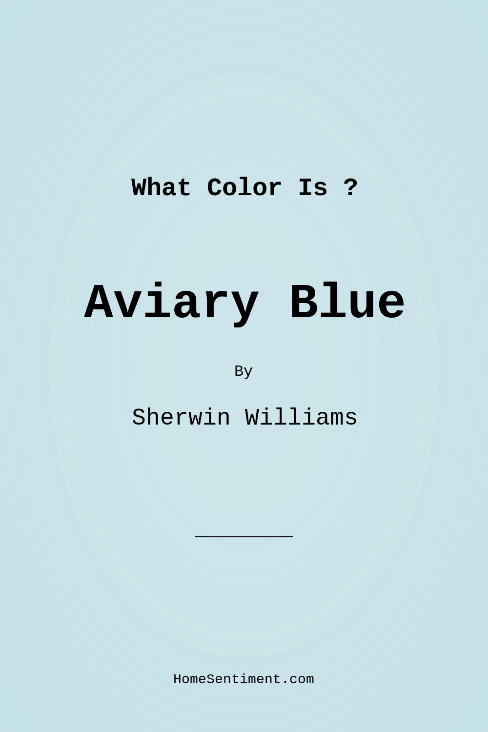 Aviary Blue SW 6778 by Sherwin Williams