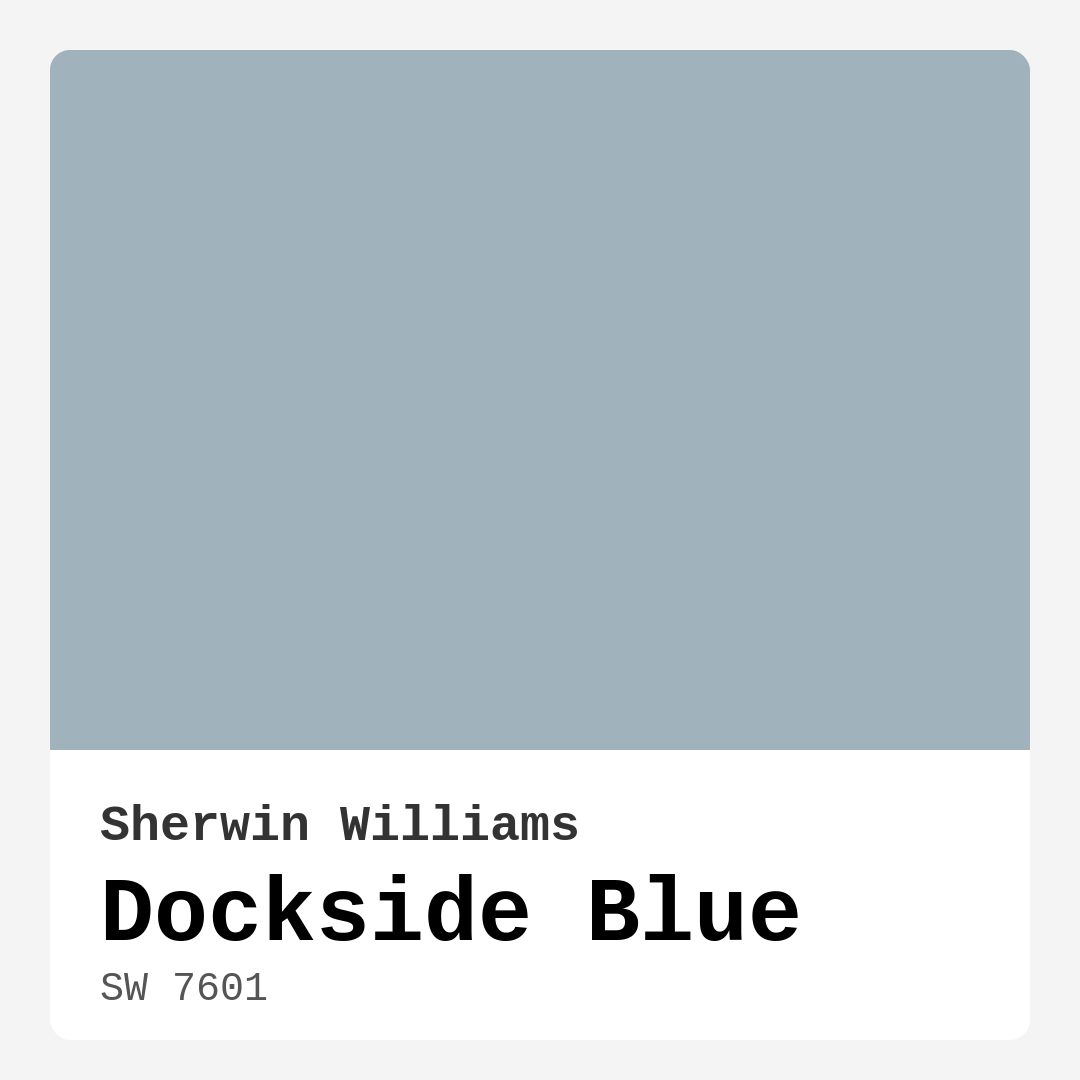 Sherwin Williams Dockside Blue SW 7601 Real Images