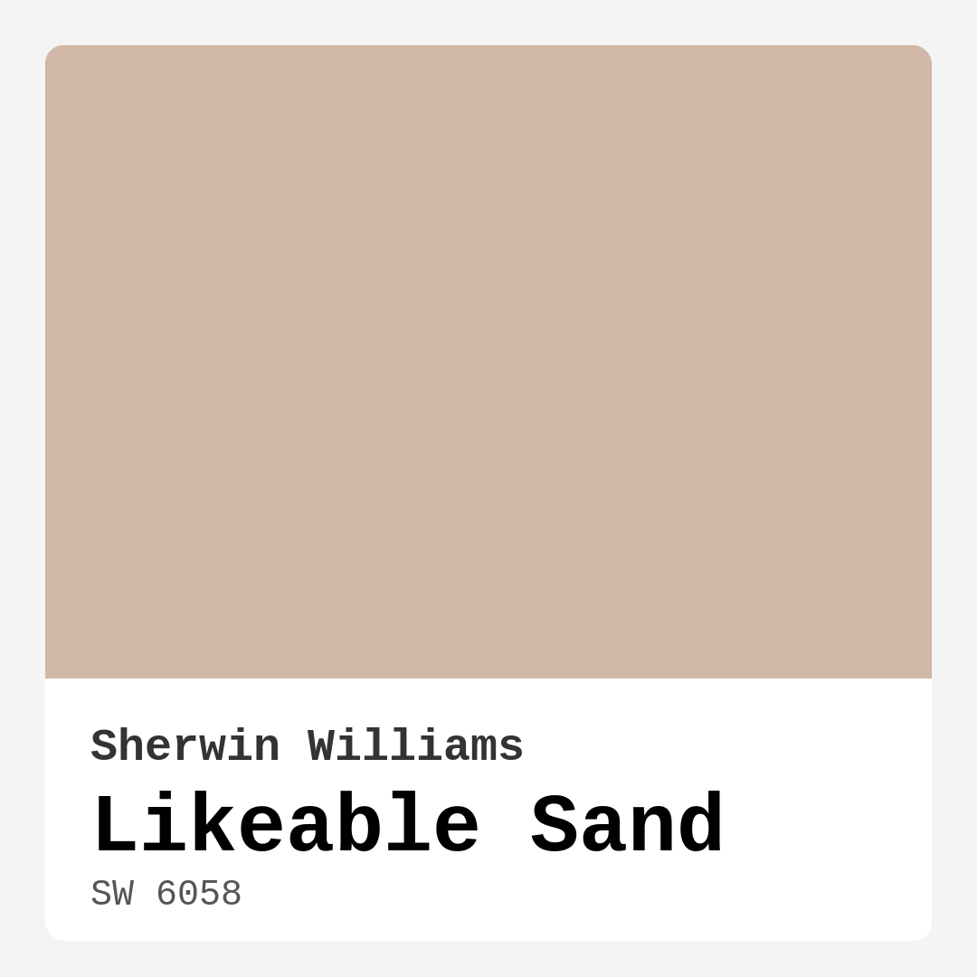 Sherwin Williams Likeable Sand SW 6058 Real Images