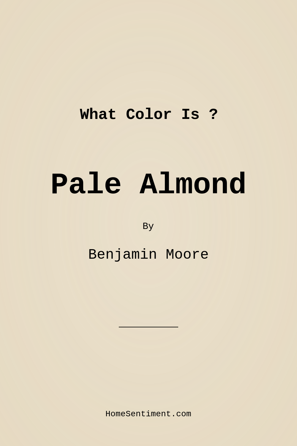 Pale Almond OC-2 by Benjamin Moore