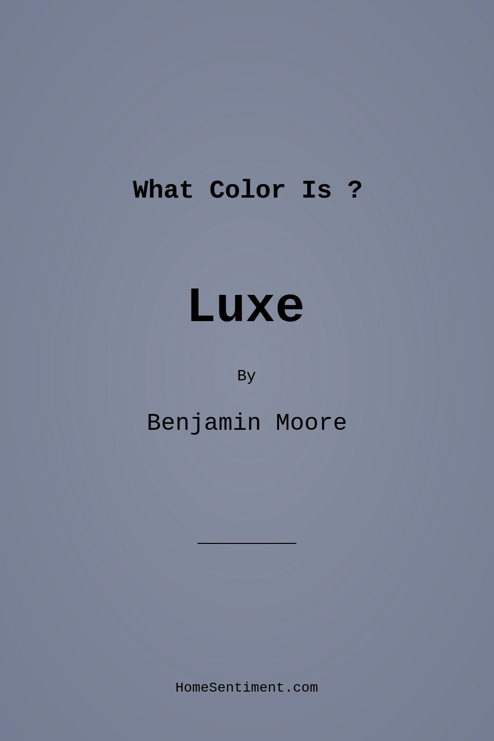 Luxe AF-580 by Benjamin Moore