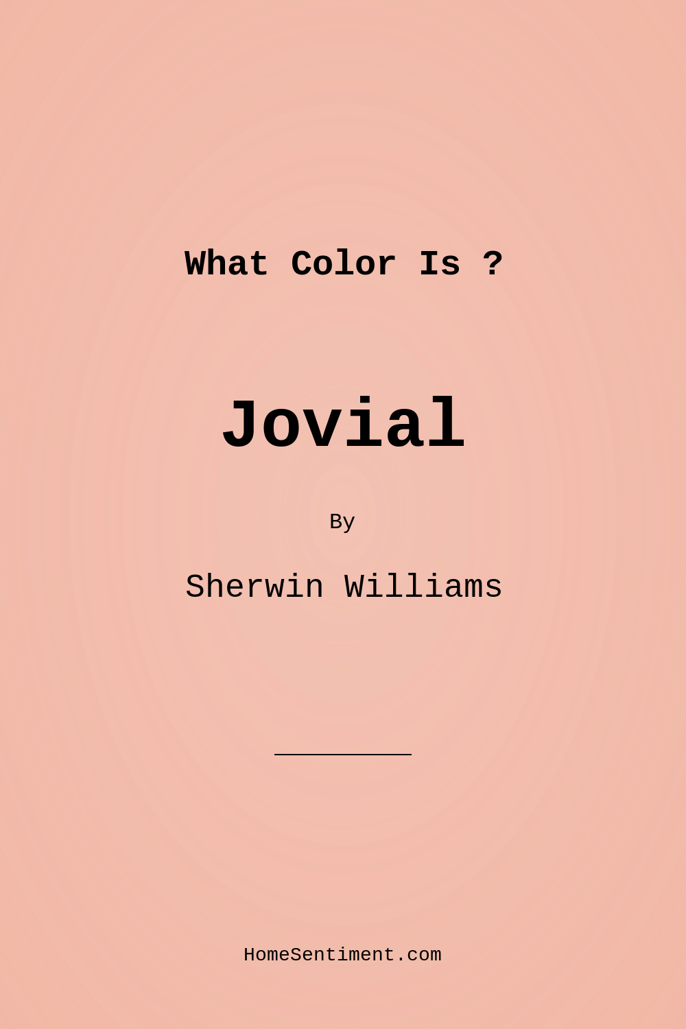 Jovial SW 6611 by Sherwin Williams