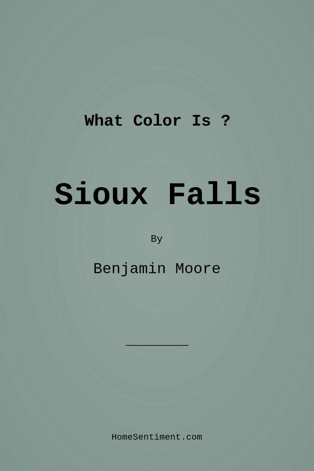 Sioux Falls 705 by Benjamin Moore