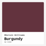 Burgundy SW 6300 by Sherwin Williams | Paint Reviews, Hues & Finishes ...