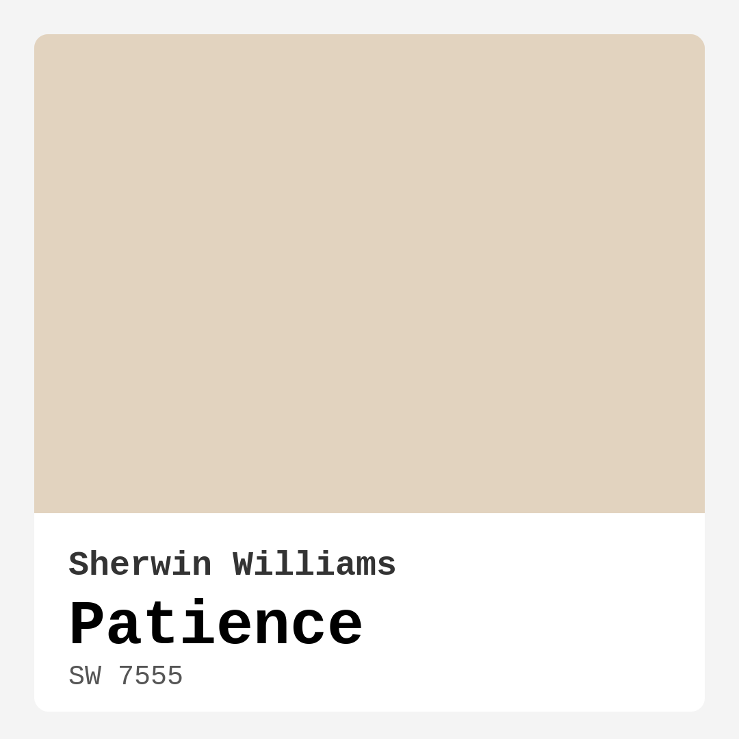 Sherwin Williams Patience SW 7555 Real Images
