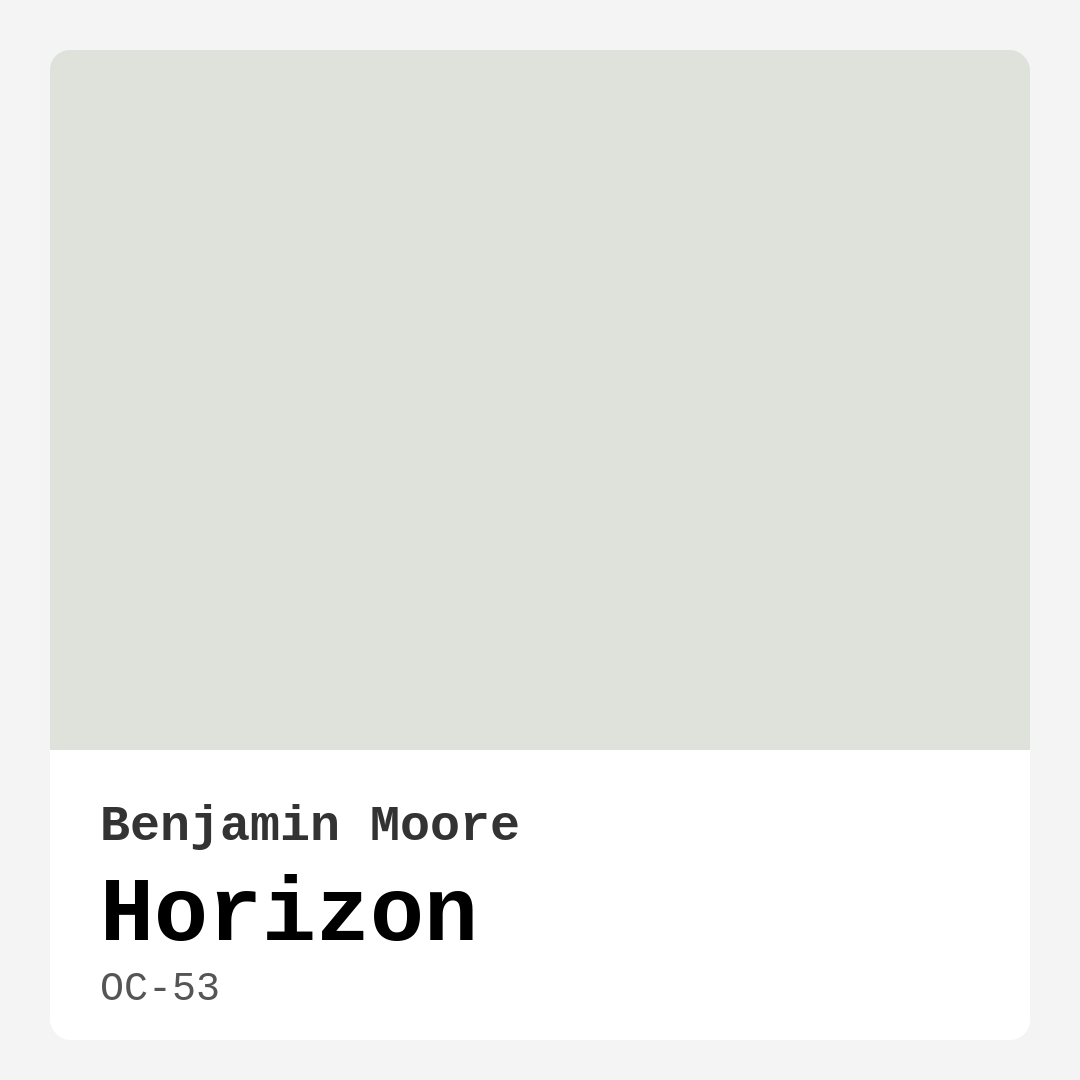 Horizon OC-53 by Benjamin Moore