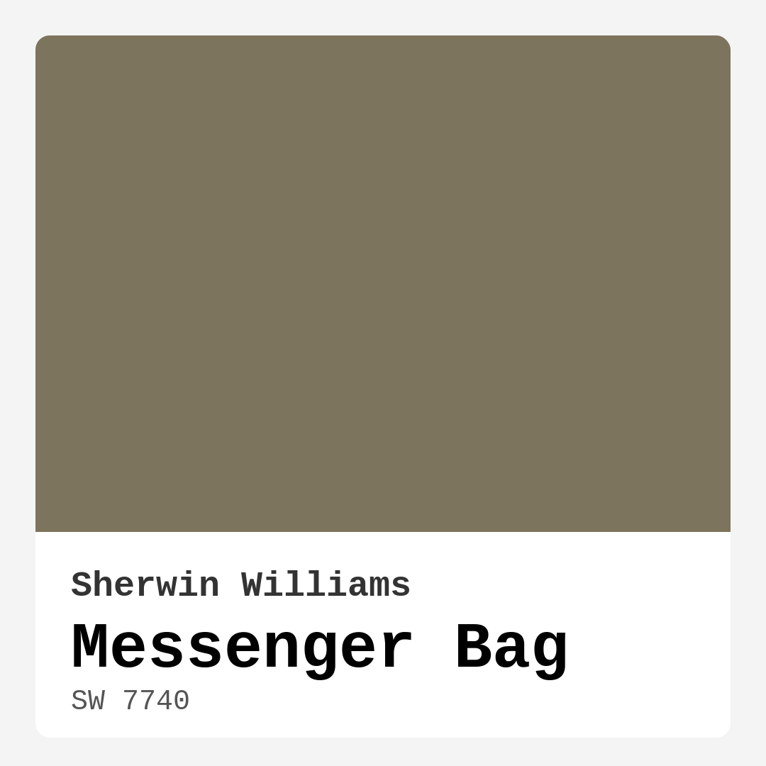 Messenger Bag SW 7740 by Sherwin Williams