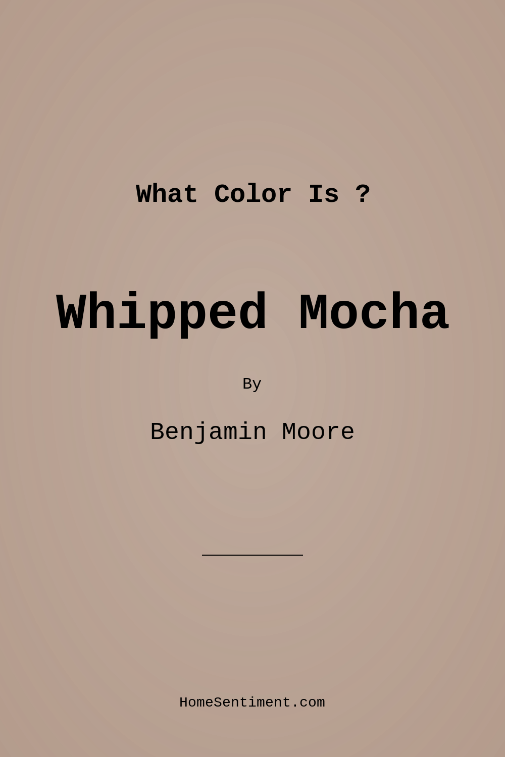 Whipped Mocha CSP-350 by Benjamin Moore