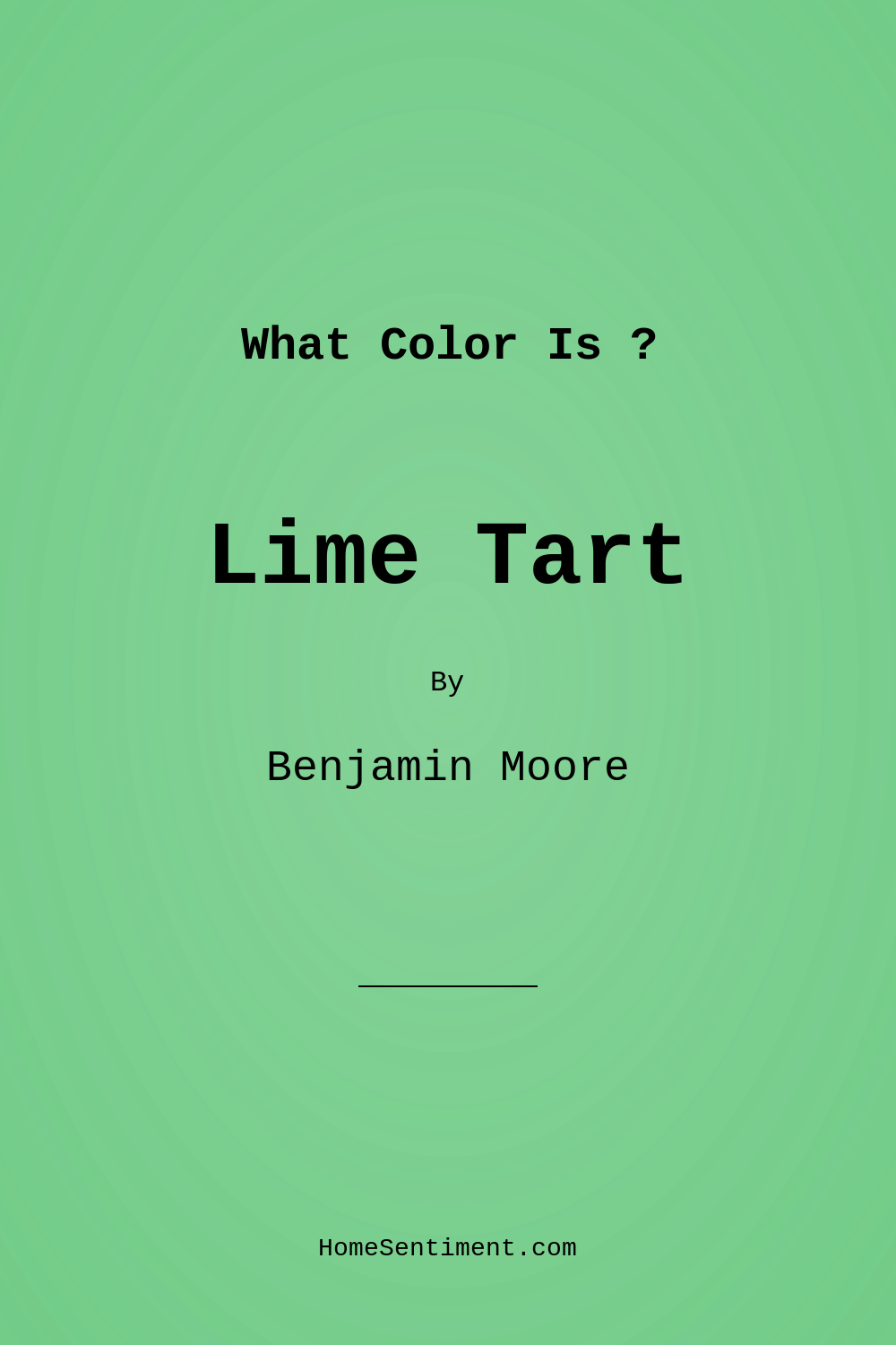 Lime Tart 2033-40 by Benjamin Moore