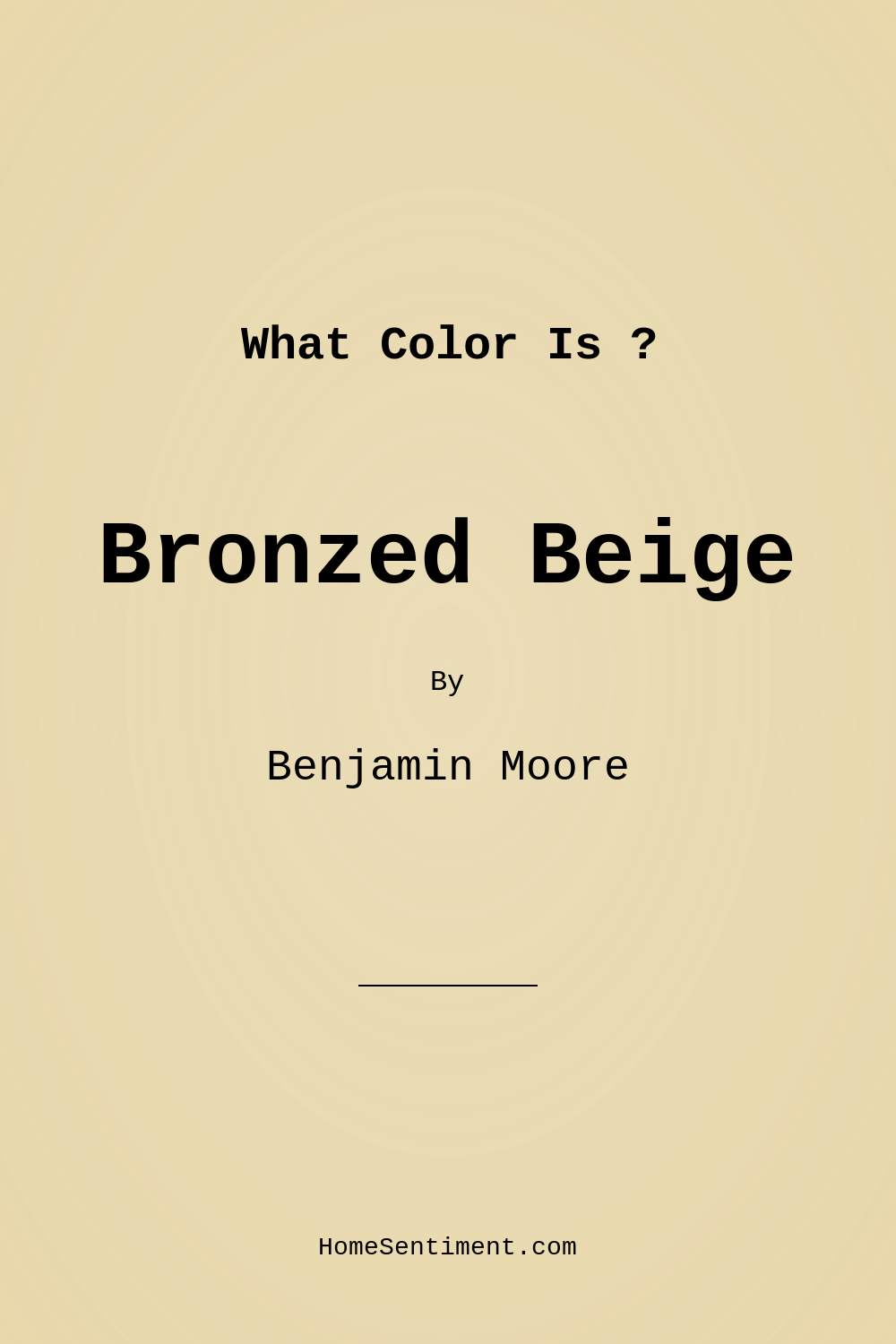 Bronzed Beige 2151-50 by Benjamin Moore