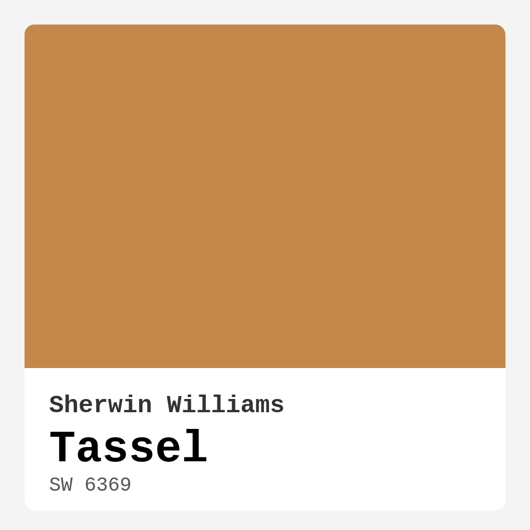 Tassel SW 6369 by Sherwin Williams