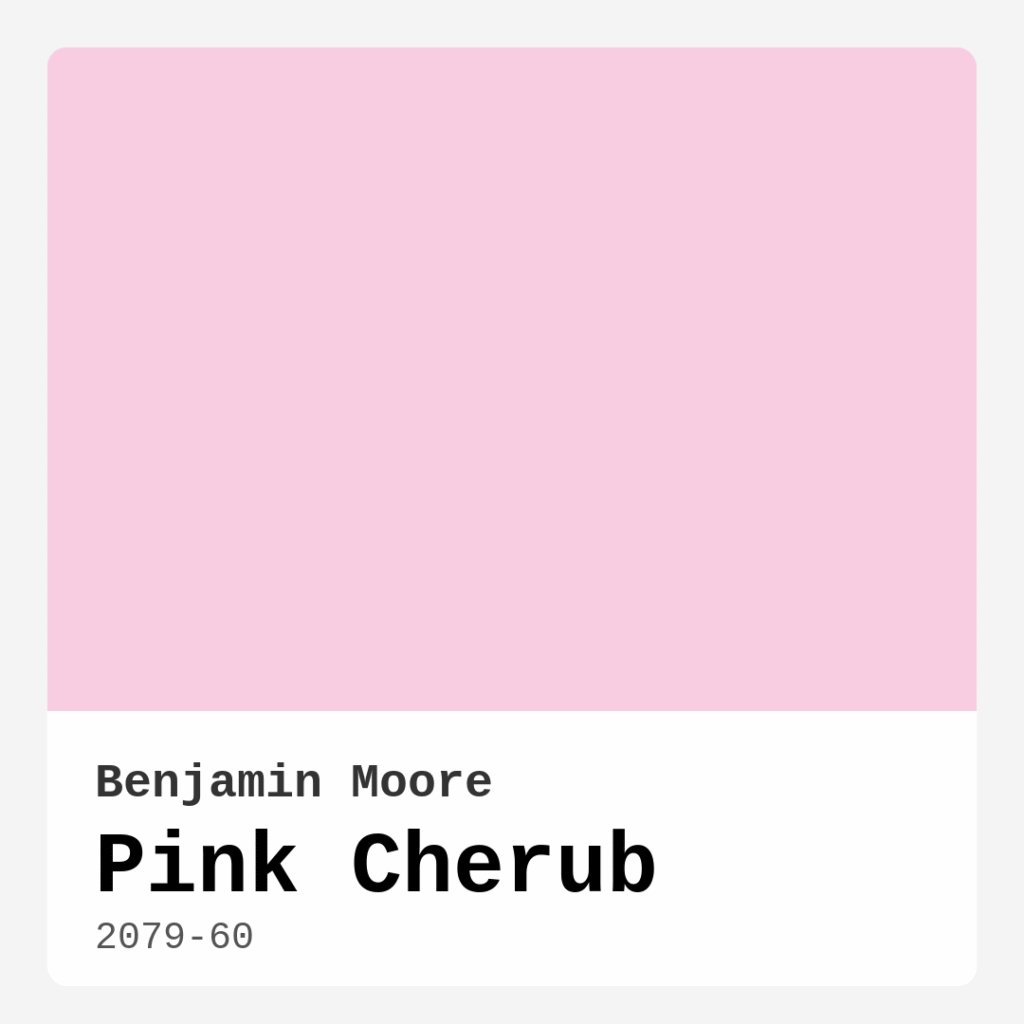 Pink Cherub 2079-60 by Benjamin Moore