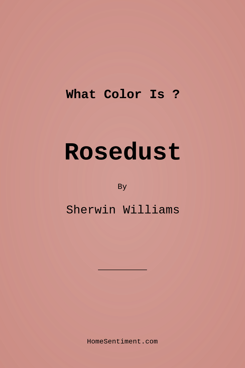 Rosedust SW 0025 by Sherwin Williams