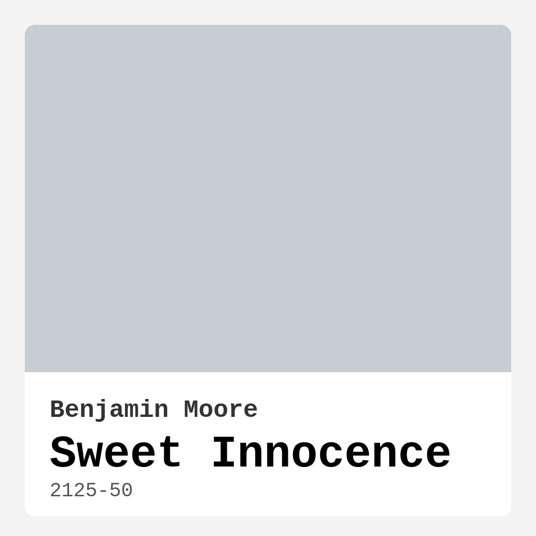 Sweet Innocence 2125-50 by Benjamin Moore