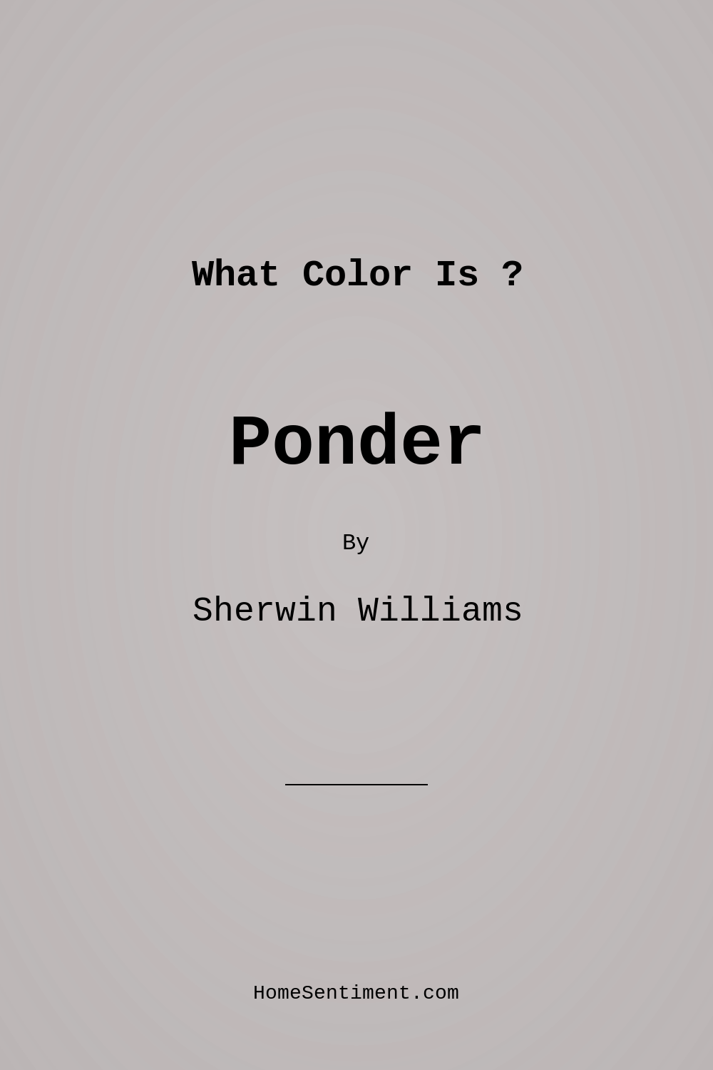 Ponder SW 7079 by Sherwin Williams
