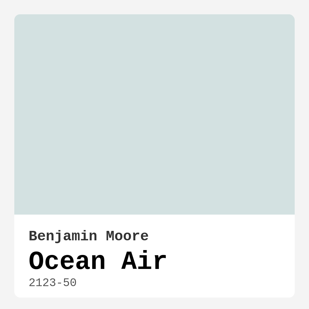 Ocean Air 2123-50 by Benjamin Moore