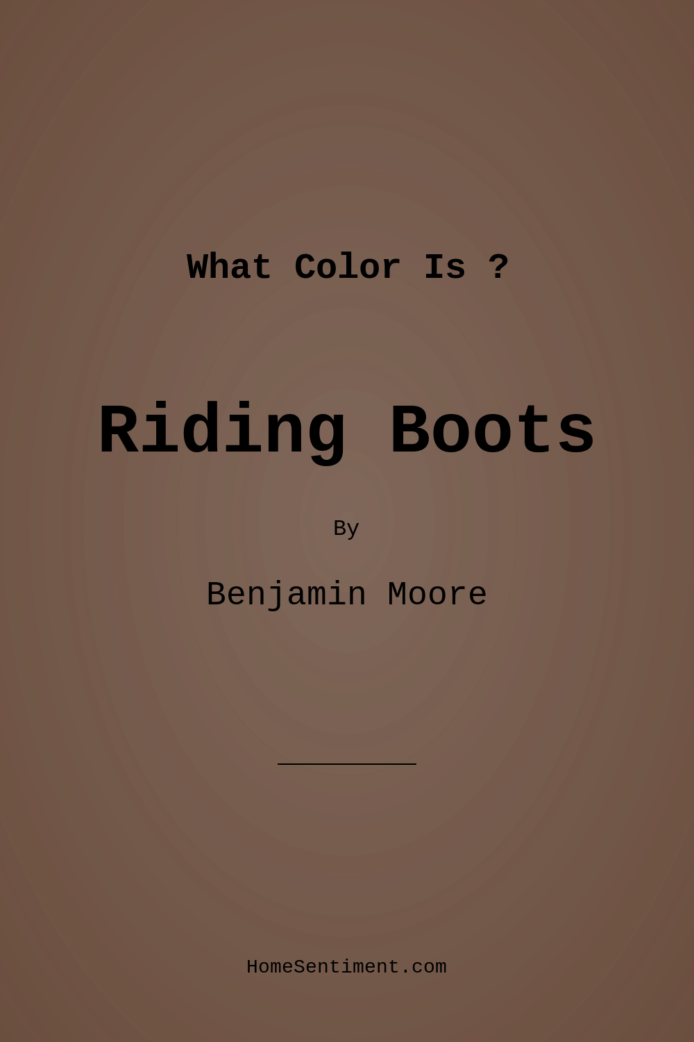 Riding Boots CSP-300 by Benjamin Moore