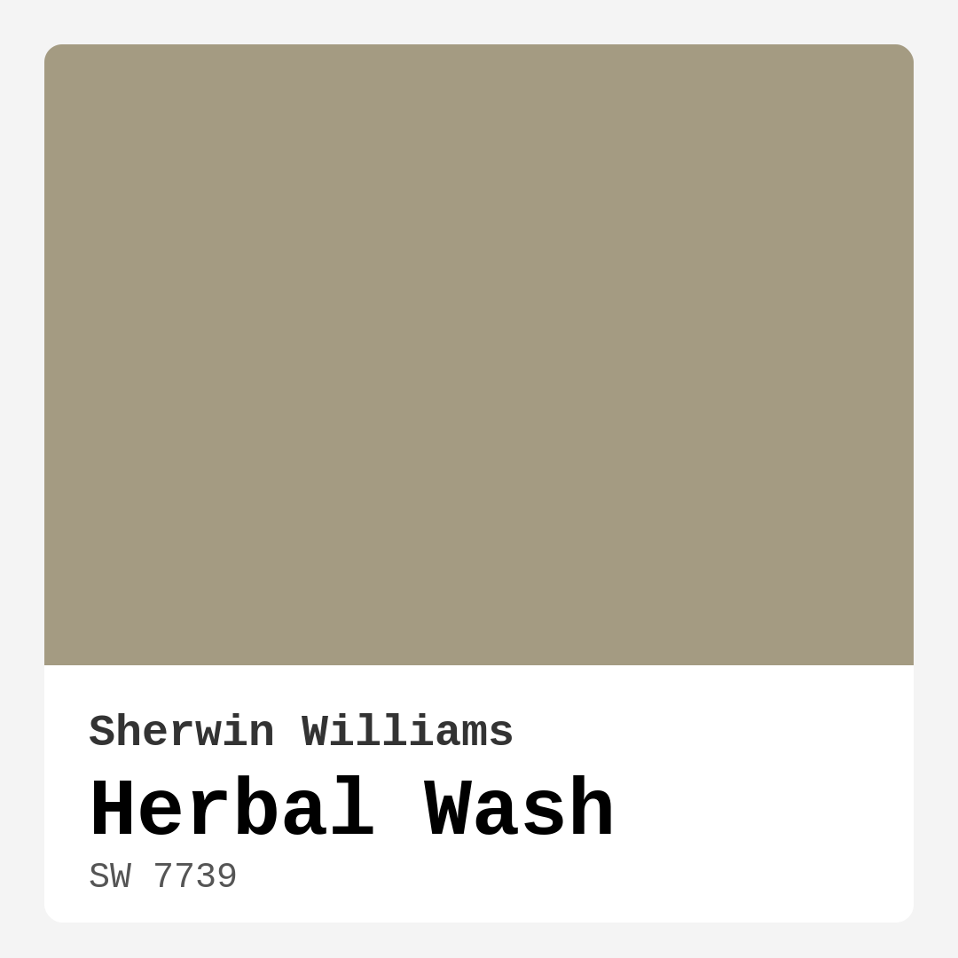 Herbal Wash SW 7739 by Sherwin Williams