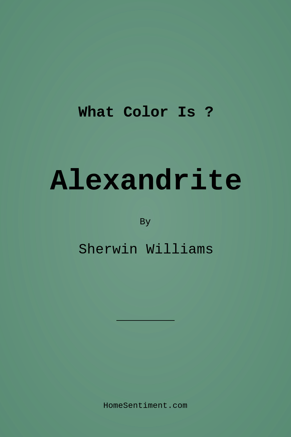 Alexandrite SW 0060 by Sherwin Williams