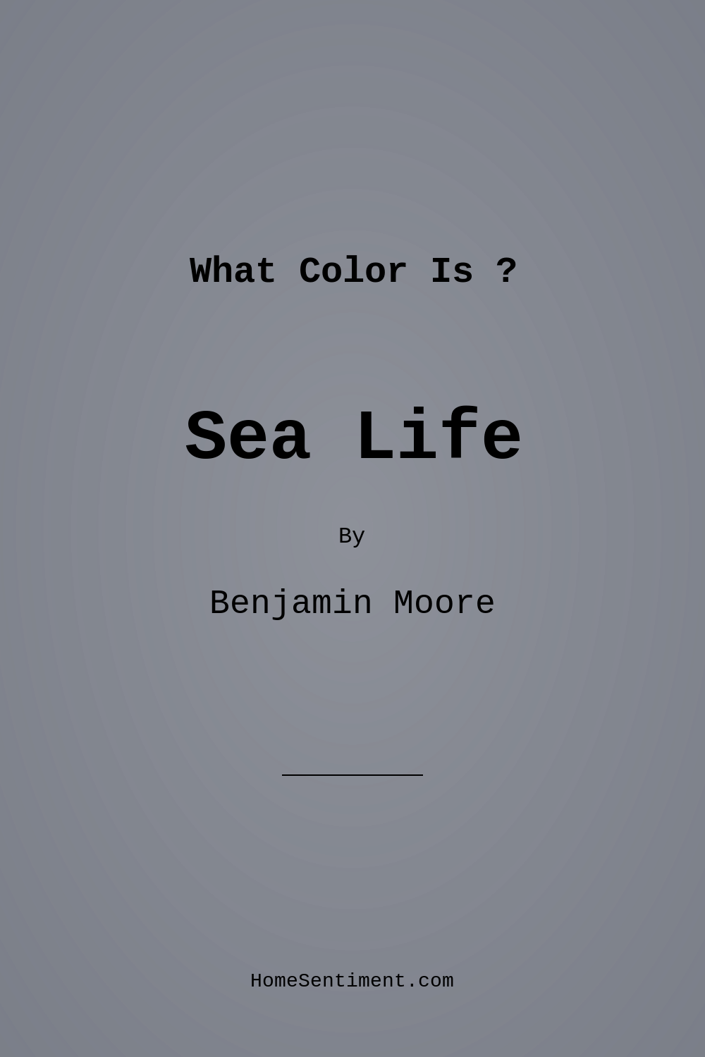 Sea Life 2118-40 by Benjamin Moore