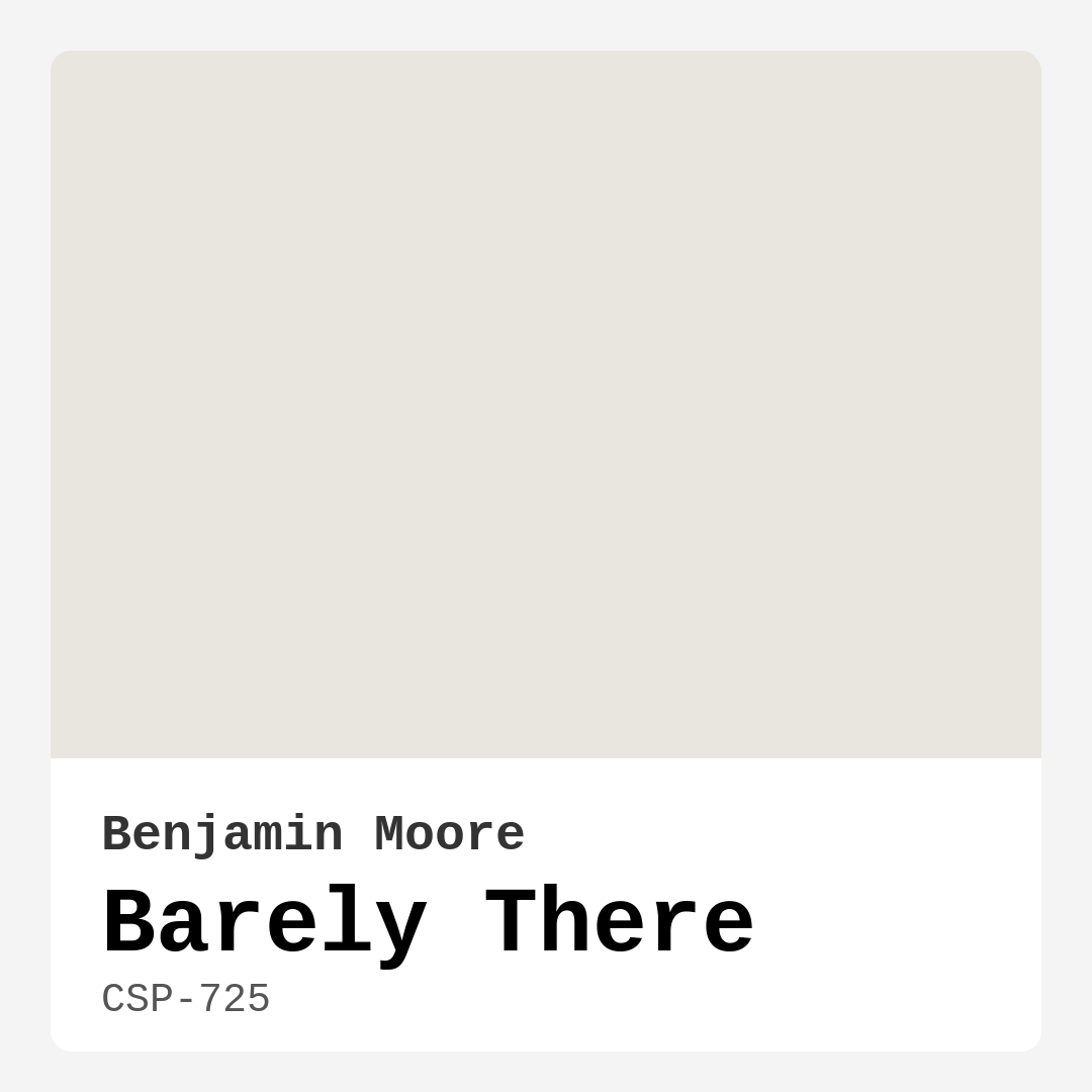 Barely There CSP-725 by Benjamin Moore