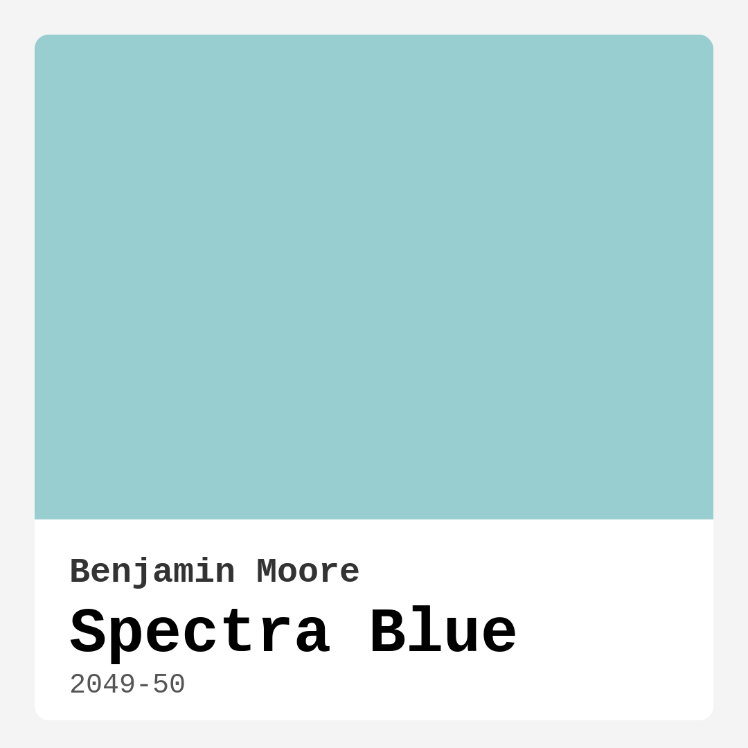 Benjamin Moore Spectra Blue 2049-50 Real Images