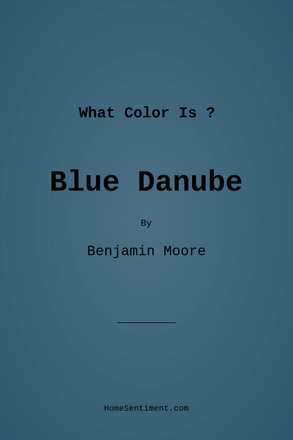 Blue Danube 2062-30 by Benjamin Moore