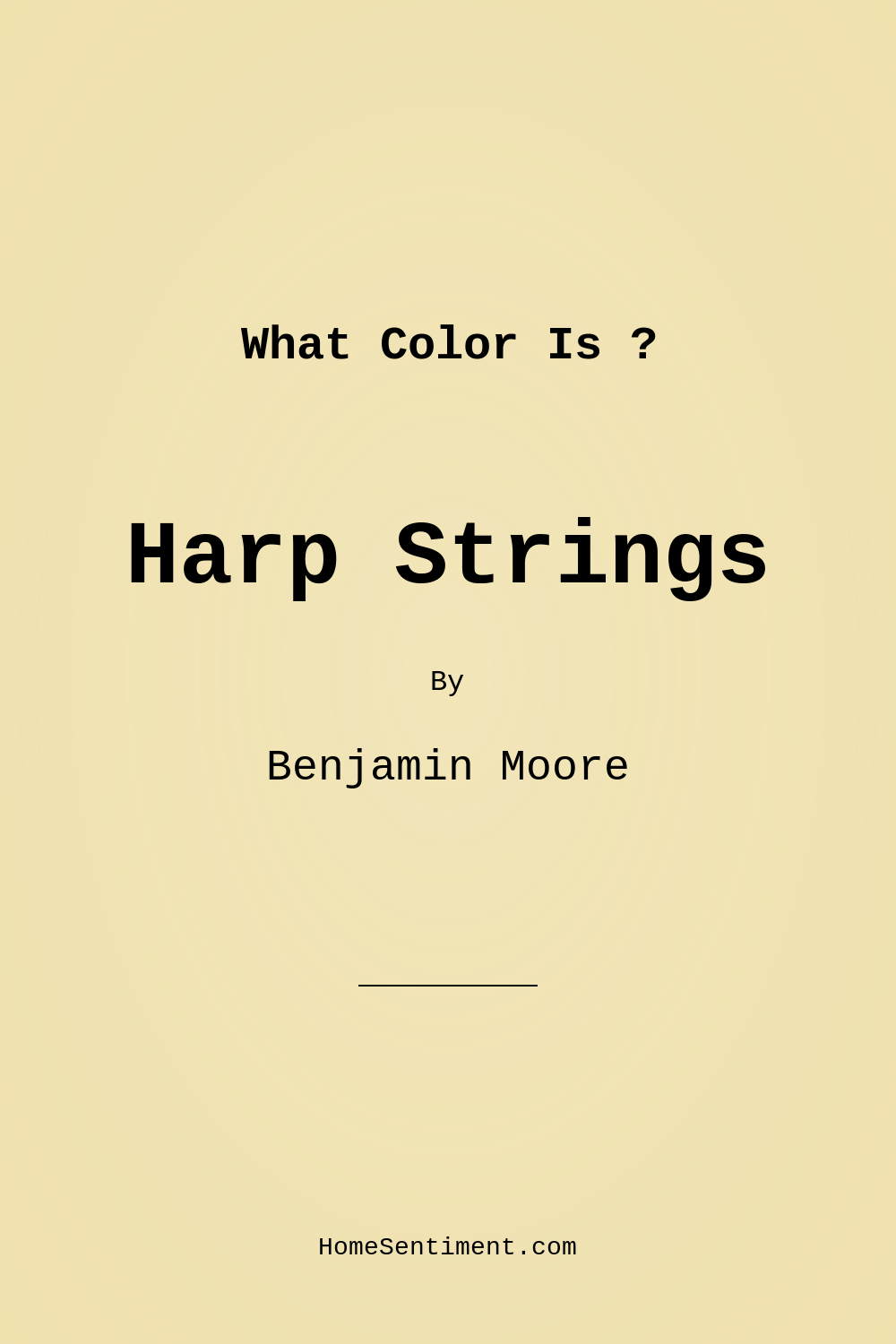 Harp Strings 213 by Benjamin Moore