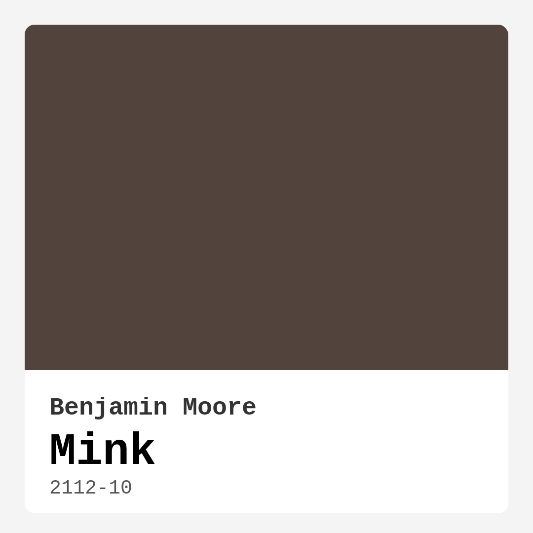 Mink 2112-10 by Benjamin Moore