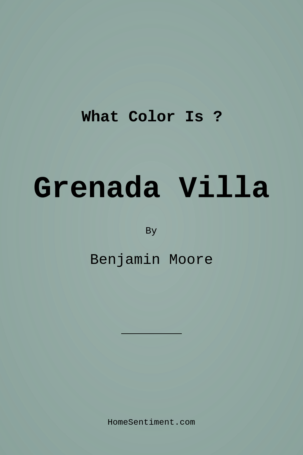 Grenada Villa 690 by Benjamin Moore
