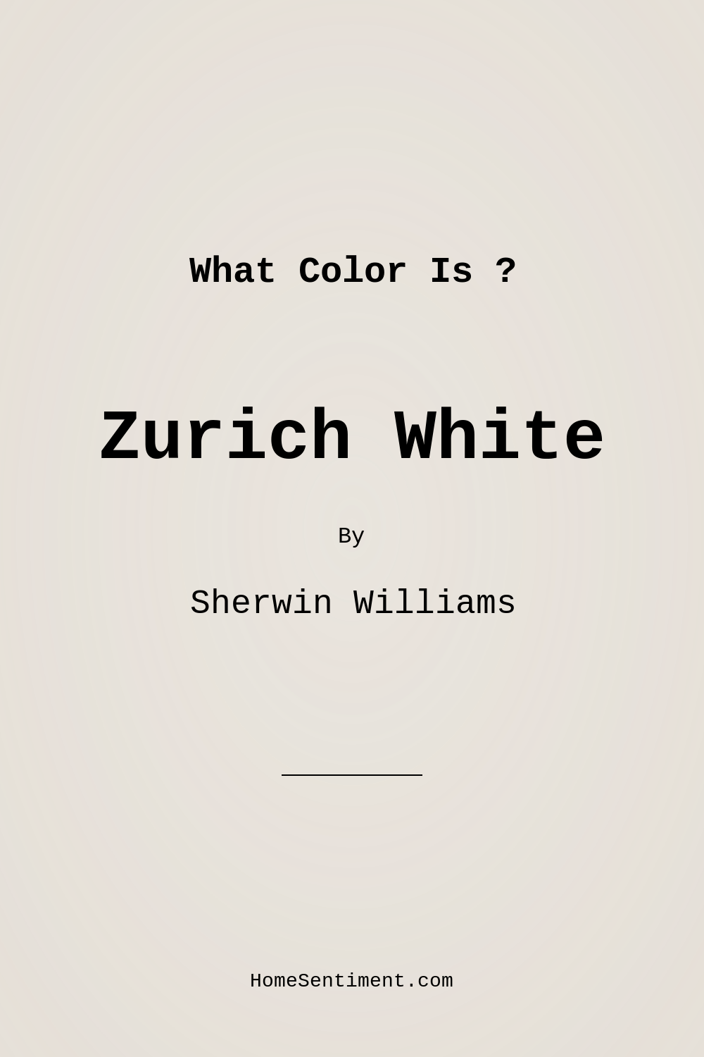 Zurich White SW 7626 by Sherwin Williams