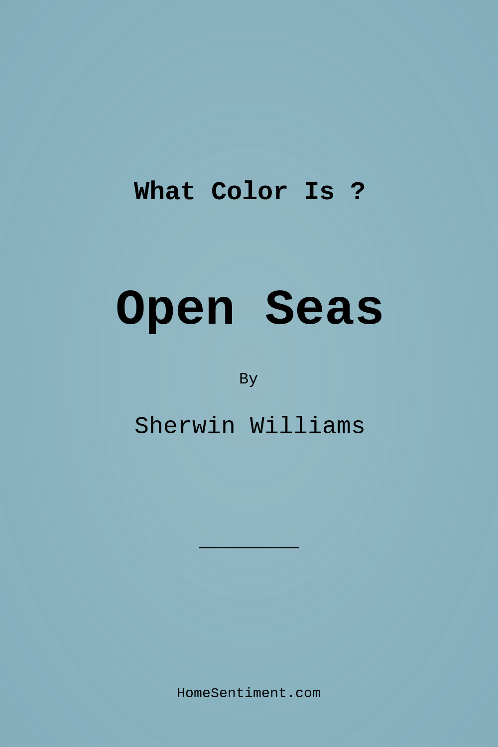 Open Seas SW 6500 by Sherwin Williams