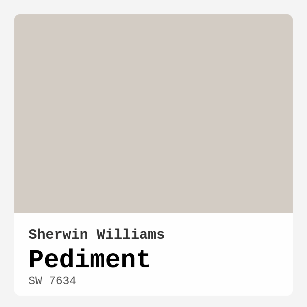 Pediment SW 7634 by Sherwin Williams