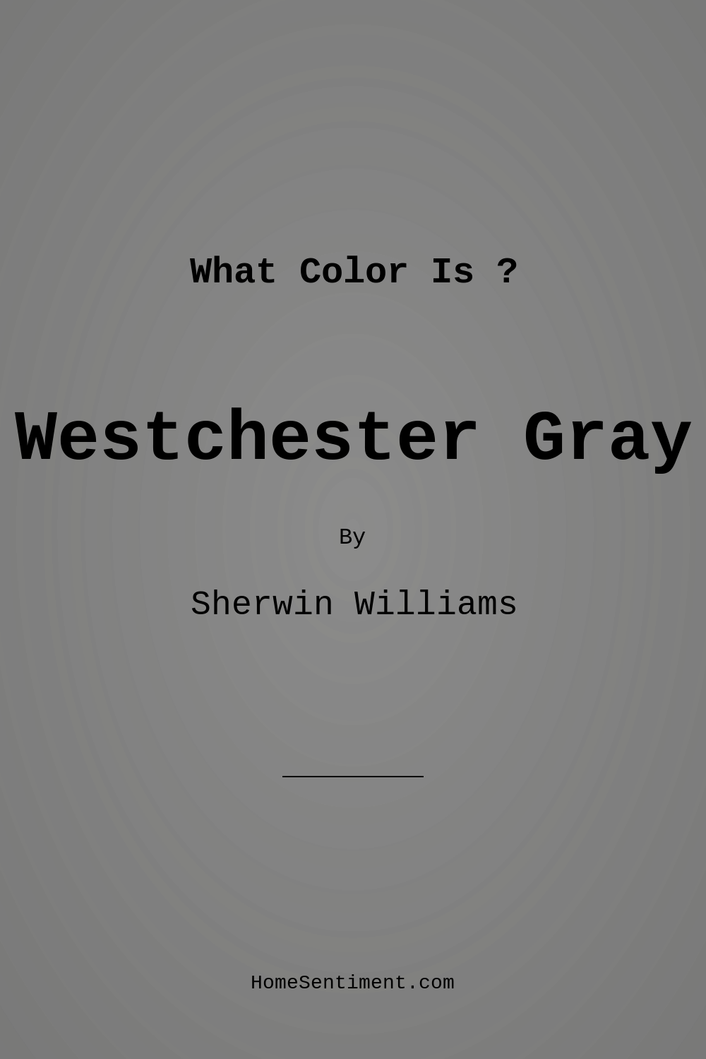 Westchester Gray SW 2849 by Sherwin Williams