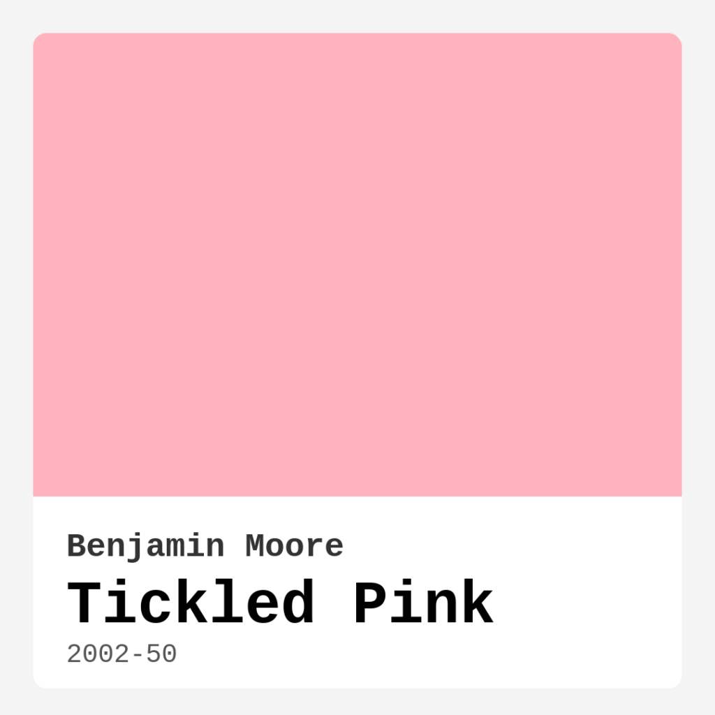 Tickled Pink 2002-50 by Benjamin Moore