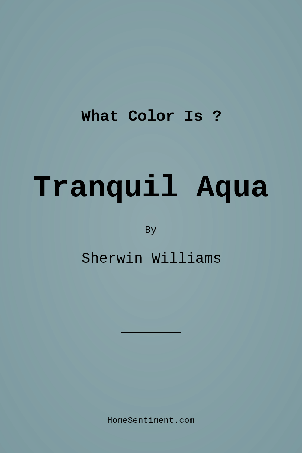 Tranquil Aqua SW 7611 by Sherwin Williams