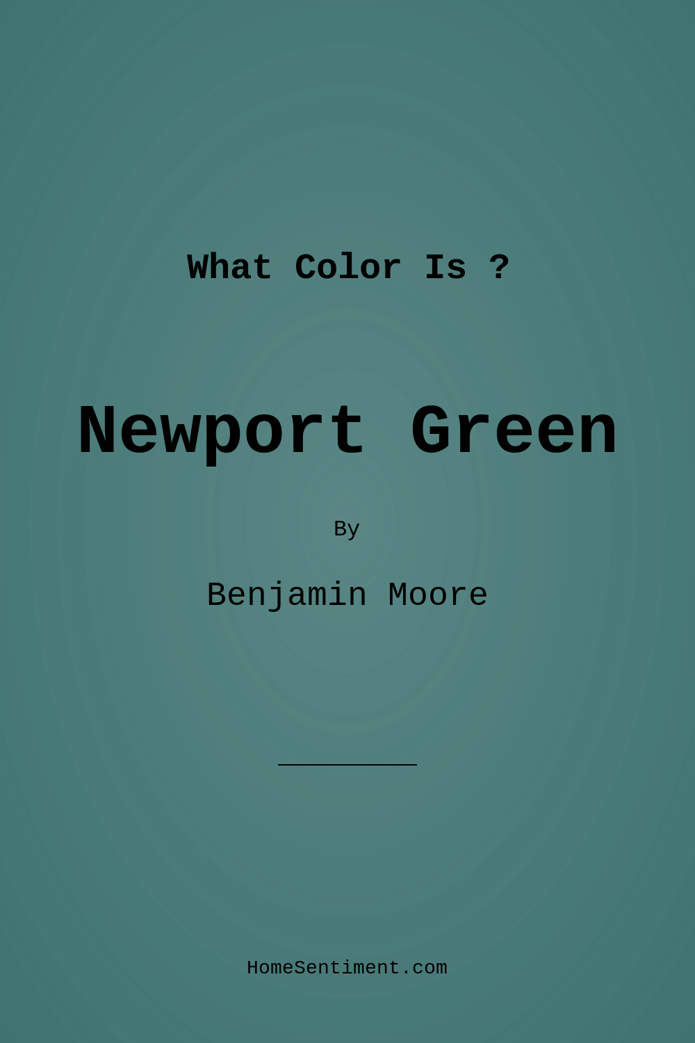 Newport Green 2050-30 by Benjamin Moore
