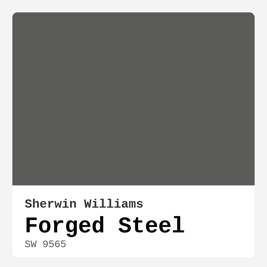 Forged Steel SW 9565 by Sherwin Williams