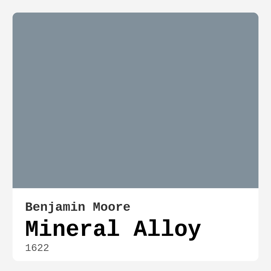 Mineral Alloy 1622 by Benjamin Moore