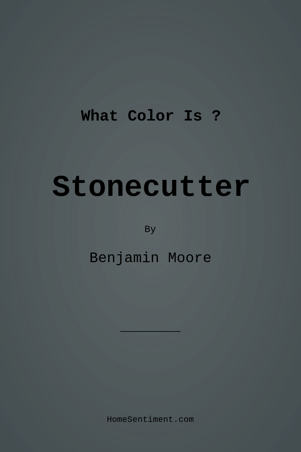 Stonecutter 2135-20 by Benjamin Moore