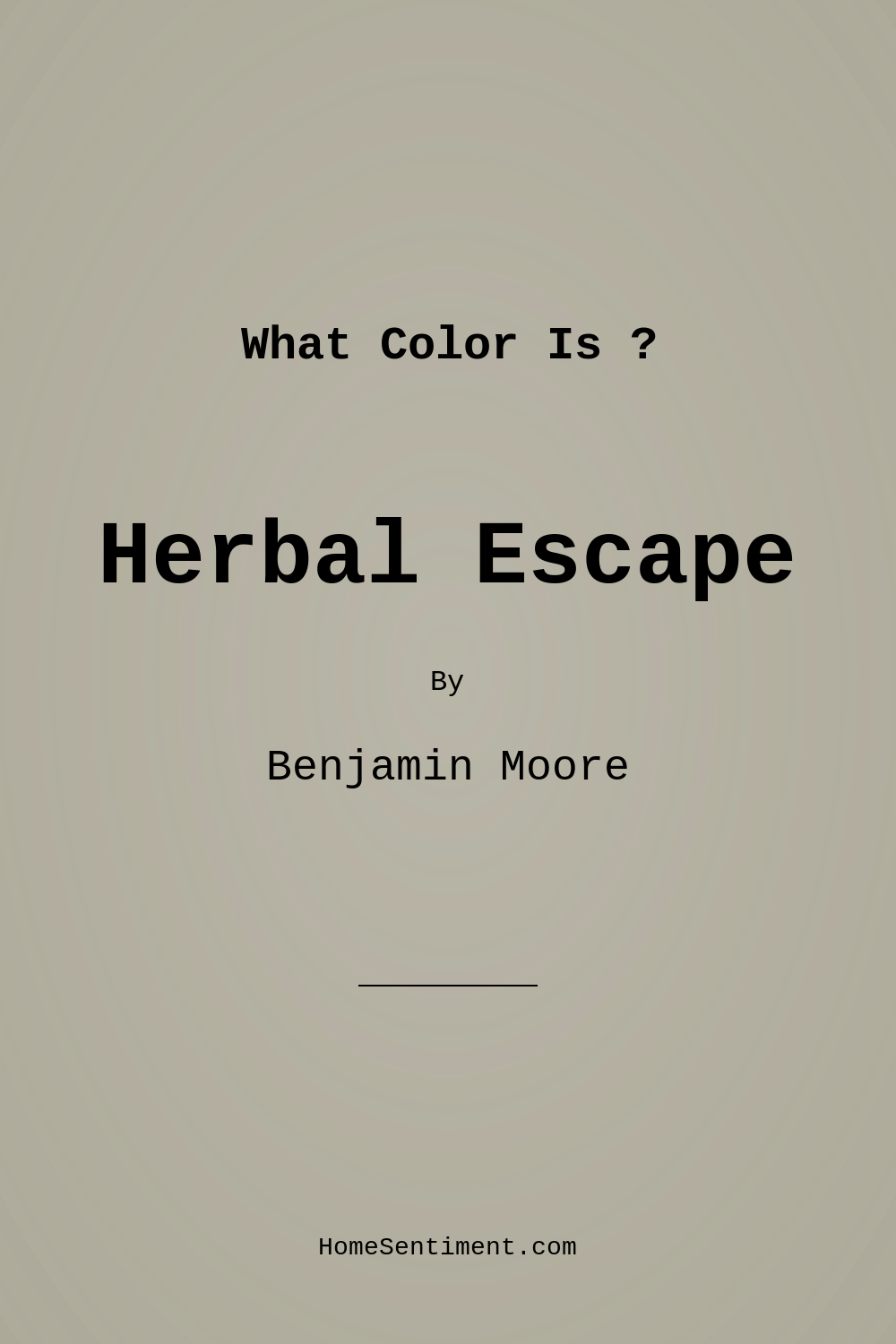 Herbal Escape 1487 by Benjamin Moore